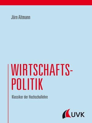 cover image of Wirtschaftspolitik